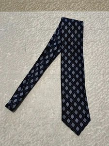 Brioni Navy/Light Blue Men’s 100% Seta Silk Hand Made Italian Neck Tie 61” - Picture 1 of 10