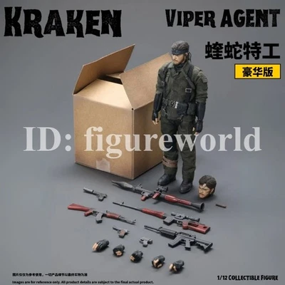 Pre-order Kraken Studio 1/12 Metal Shadow Gear Solid Snake Action Figure Deluxe - Image 1 of 4