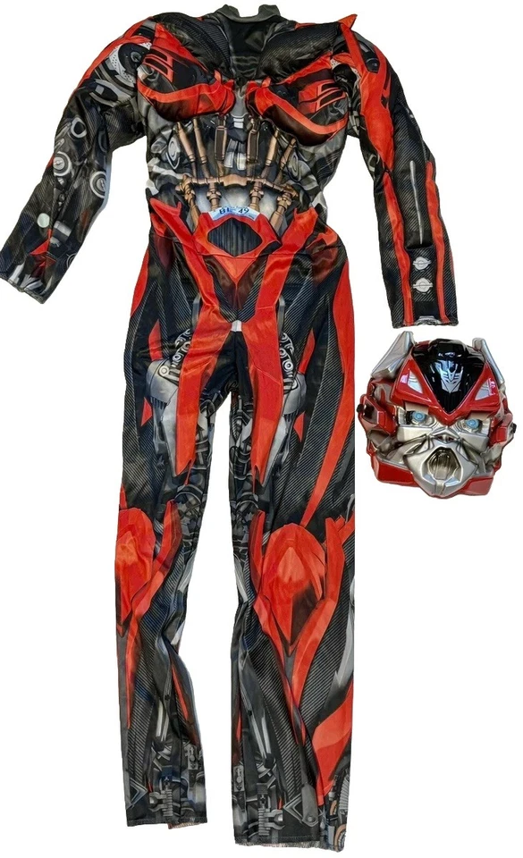Transformers Padded Red Optimus Prime Halloween Costume -2014 Kids - Image 1 of 4