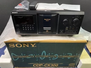 _-REACONDICIONADO GARANTIZADO-_ Cambiador/reproductor compacto Sony CDP-CX300 300 CD/DVD - Imagen 1 de 17