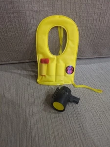 De colección GI Joe Adventure Team - Fantástico chaleco de aire amarillo caída libre y luz puntual - Imagen 1 de 4