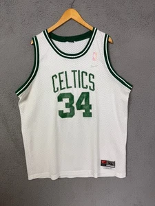 Vintage Paul Pierce Mens Jersey XL +2 Length Nike White Sewn On Boston Celtics - Picture 1 of 6