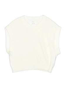 Zara Girls Ivory Sweater Vest 11 - Picture 1 of 2