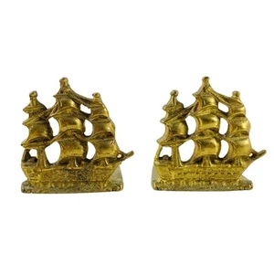 Sujetalibros Art Brass Co. NY miniatura de latón macizo para envío - Imagen 1 de 10