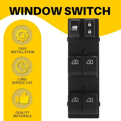 Interruptor maestro de ventana eléctrica izquierda 1 pieza para Nissan Máxima 2009 2010-2012 25401-JK42E Foto 1 de 4