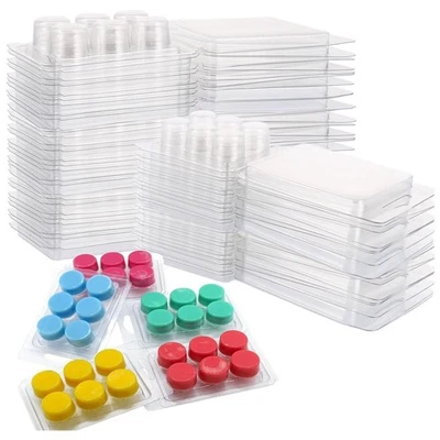 Confezione da 150 Stampi a Conchiglia Fusione Cera, 6 Cassoni, Trasparente, Vuoto 3856 - Immagine 1 di 4