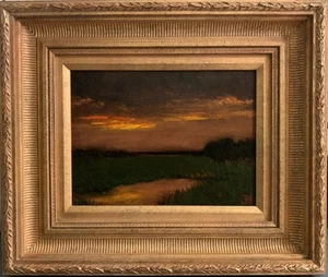 #141 Tonalist painting, Barbizon Painting Maine NDNE Wojdakowski - Picture 1 of 12
