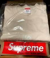 supreme cross box logo tee natural
