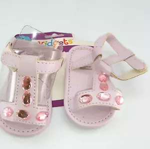 NEW Kidgets Infant Baby Girl Summer Gem Sandals Shoes size 0-3 mos - Picture 1 of 6