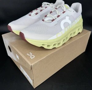 Größe 11,5 On Cloudmonster Herren Running Sneaker Schuhe in Frost Acacia 61.97786 - Bild 1 von 12