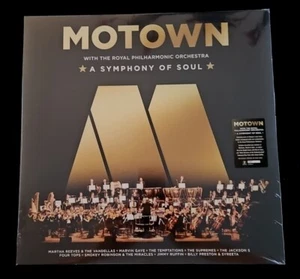 Motown With The Royal Philharmonic Orchestra Gold Colored LP Sym Of Soul SEALED - Picture 1 of 3