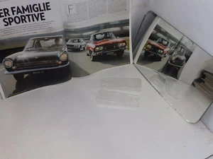 FIAT 124 SPORT COUPE DEL 72 - TRASPARENTI FANALI ANTERIORI DX E SX BIANCHI - Picture 1 of 1