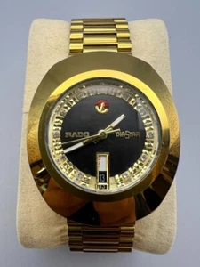 RADO Diastar 648.0413.3 Automatic Watch Black Dial 36mm Vintage Working FromJP - Picture 1 of 10