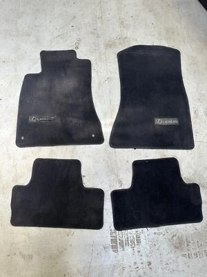 Lexus IS250 IS350 2008-2013 tracción trasera OEM juego completo de alfombrillas negras delanteras traseras Foto 1 de 4