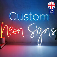 Custom Neon Sign Lights Home Bar Decor Salon Bedroom Wedding Personalised Signs