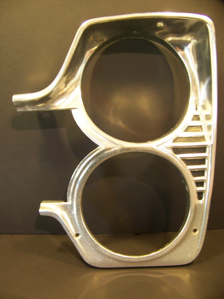 1966 PLYMOUTH FURY LH HEADLIGHT BEZEL NICE OEM SPORT FURY I II III - Image 1 of 4