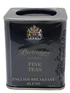 Partriges London English Breakfast Blend Fine Teas Loose Leaf Tin 125G BN - Picture 1 of 10