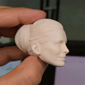 Unpainted 1:6 Woman Anne Hathaway Head Sculpt For 12" Female Figure Body Toys - Picture 1 of 6