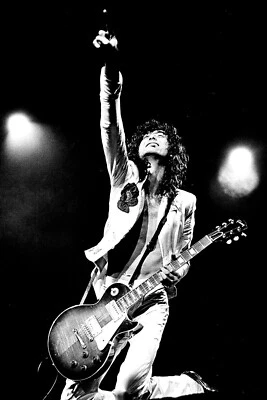 Jimmy Page - Led Zeppelin - Premium High Gloss Art Print Poster. (028P) (24”x36” - Image 1 of 4