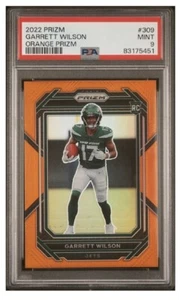 2022 Panini Prizm #309 Garrett Wilson /249 Orange Prizm PSA 9 - Bild 1 von 3