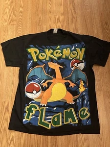 Charizard Flame Rap Style Tee Pokemon Jumbo Print Peyote/Resurrection AOP - XL! - Picture 1 of 3