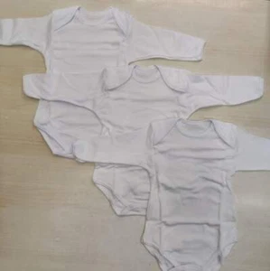 BODY MANICA LUNGA INVERNALE BIMBI BIANCHI , 3 PEZZI - Bild 1 von 6