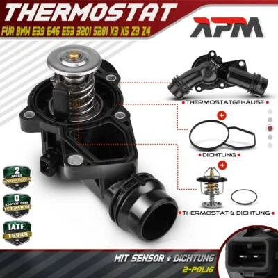 Thermostat für BMW 3ER E46 E36 320 325 328 330 5ER E39 E60 520-530 11531437040 - Bild 1 von 4