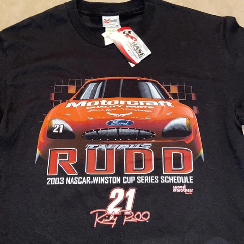Vintage 2003 Ricky Rudd Winston Cup T Shirt - Texaco Havoline #28 - Size Large Cover