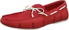 Swims Braided Lace Ladies Red / White Pool Loafers Size 7