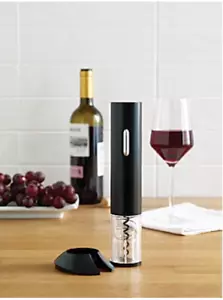 OUR TABLE Our Table™ Auto Wine Opener in Black - Picture 1 of 1