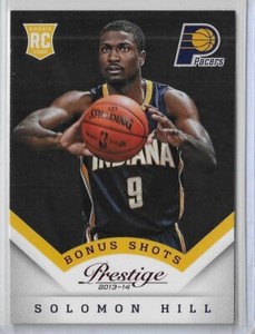 2013-14 Panini Prestige Solomon Hill Bonus Shots Rookie #183 Indiana Pacers RC