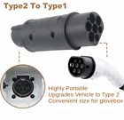 Type 2 To Type 1 EV Charging Adaptor Electric Vehicles Charger Connector