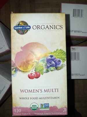 Garden of Life Mykind Organics Women's Multivitamin 120 Tablets) Exp 7/26 - Image 1 of 4