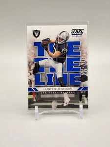 Hunter Renfrow 2022 punta de fútbol americano #TL-HR punta de línea azul escaparate #'d 69/100 - Imagen 1 de 2