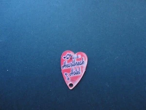 Elvis Pinball Heart Break Hotel Promo Plastic Key Chain Fob Mint - Picture 1 of 2