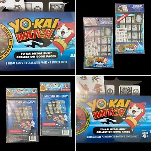 Serie 1 y 2 RELOJ YO-KAI MEDALLÓN Colección Libro Páginas y Medallas YO-MOTION - Imagen 1 de 11