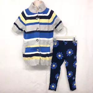 Cardigan Suéter Talla XS (3-4) Leggings Gymboree Niñas Talla 3 - Imagen 1 de 8