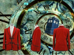 NEW Doctor Who Third 3th Doctor Red Jacket Cosplay Costume Suit & - Picture 1 of 4