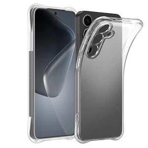 Samsung Galaxy S25 6.2 pulgadas alfa TPU transparente goma suave protector acrílico - Imagen 1 de 34
