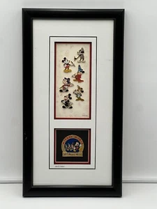 Mickey Mouse 70 Happy Years Framed Pin Set 1998 Limited Edition 1673/5000 W/COA - Picture 1 of 19