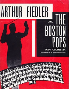 Folleto de recuerdos del programa de recuerdos de Arthur Fiedler and the Boston Pops Tour - Imagen 1 de 5