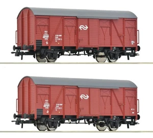 HO Scale Wagons - 6600151 - 2 piece set: Covered goods wagon, NS - Picture 1 of 1