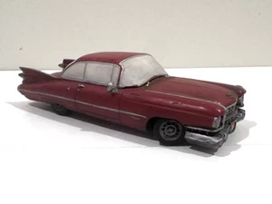 Vintage Red 1959 Cadillac Coupe DeVille Resin Removable Top Storage Box Secret - Picture 1 of 11