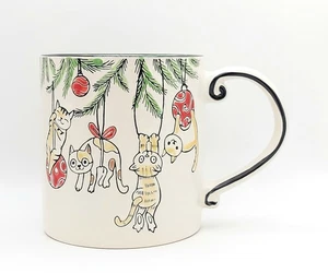Weihnachten Katzen Kaffeebecher 21 Unzen Keramik, Urlaub Teetasse von Eli + Ana   - Bild 1 von 8