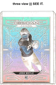 1/3 JOSH WHYLE 2023 Panini Obsidian Electric Etch Neon Flood FOTL RC Rookie - Bild 1 von 8
