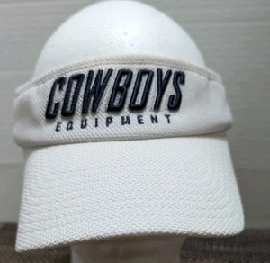 Dallas Cowboys Equipment Reebok Mens Visor Hat White NFL Equipment Made In Korea - Picture 1 of 8