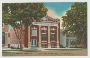 Nueva York, Fredonia, Fredonia Grange no. 1, Primera Granja del Mundo. - Imagen 1 de 2