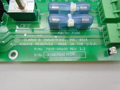 CLARKE'S INDUSTRIES 7005-00600 CIRCUIT BOARD - Image 1 of 2