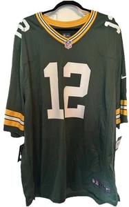 Camiseta deportiva para hombre XXXL Nike NFL Green Bay Packers #12 Aaron Rodgers en el campo con etiquetas - Imagen 1 de 7