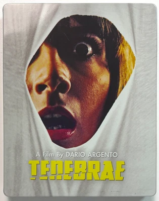 TENEBRAE (1982) Blu-ray SYNAPSE Limited Edition STEELBOOK Argento Giallo OOP NM - Image 1 of 4
